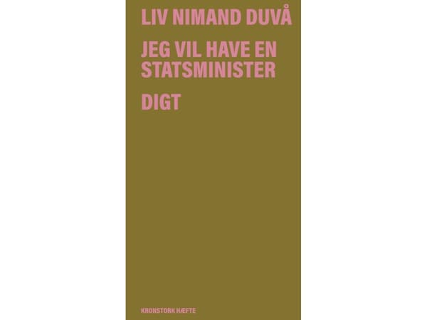 Jeg vil have en statsminister | Liv Nimand Duvå