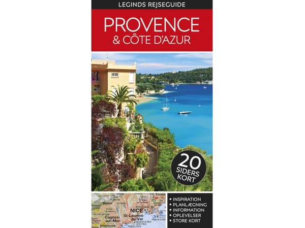 Leginds rejseguide: Provence & Côte d'Azur | Eva Tangø-Brandt | Språk: Danska