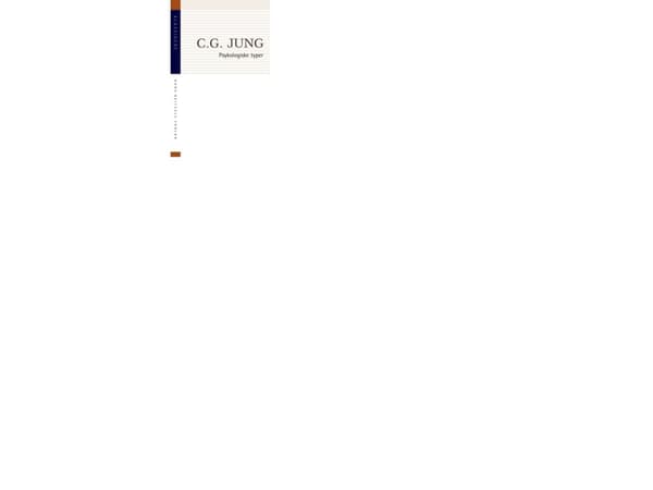 Psykologiske typer | C. G. Jung