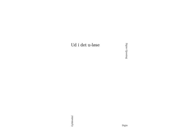 Ud i det u-løse | Signe Gjessing | Språk: Danska