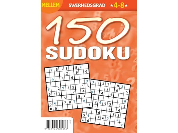 Sudoku 150 | Keesing/Tankesport | Språk: Danska