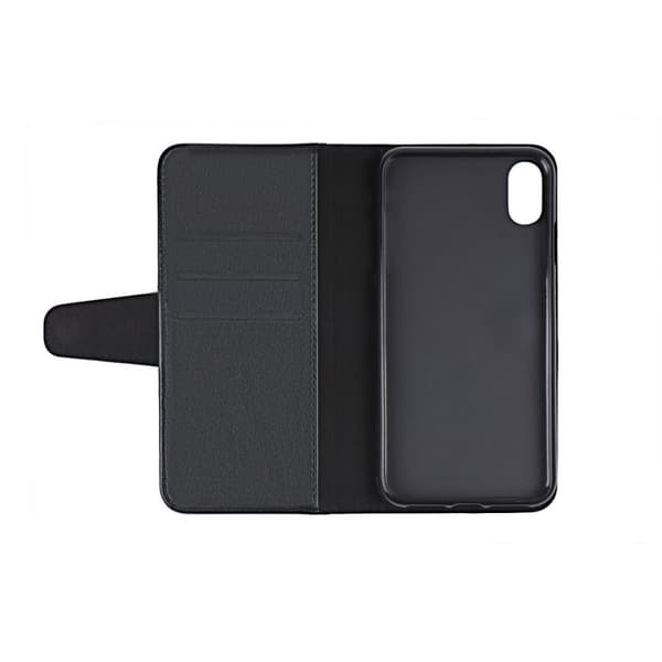 iPhone XS Max Plånboksfodral Stativ och extra Kortfack G-SP - Svart
