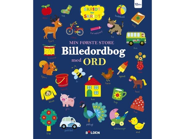 Min første store billedordbog med ord |