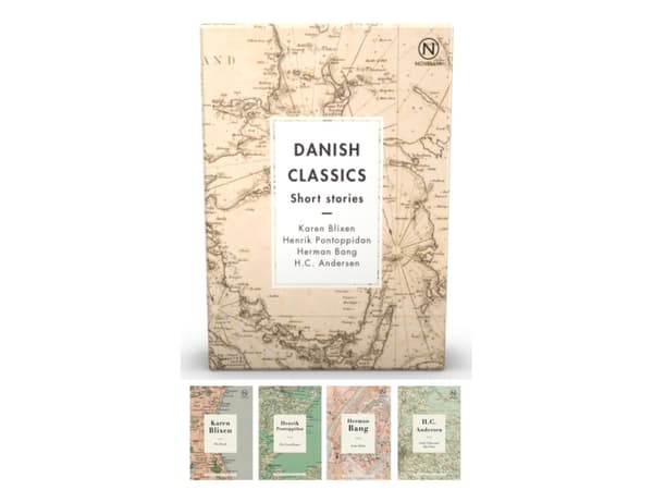 Box with four Danish Classics | Karen Blixen, Henrik Pontoppidan, Herman Bang, H.C. Andersen | Språk: Engelska