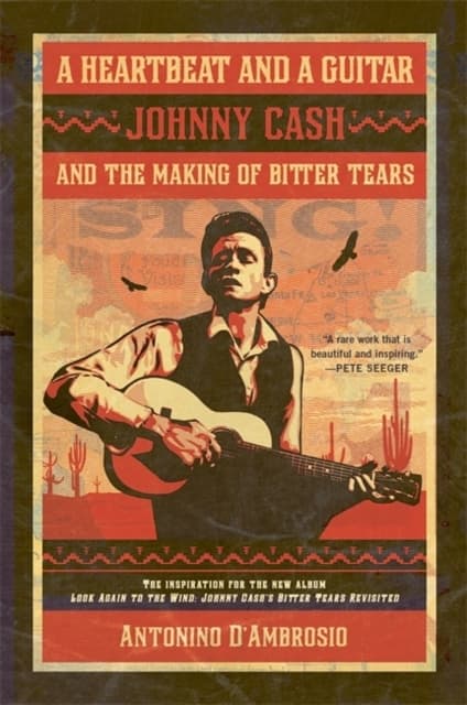 JOHNNY CASH: Heatbeat And A Guitar - Johnny Cash And The Making Of Bitter Tears Book