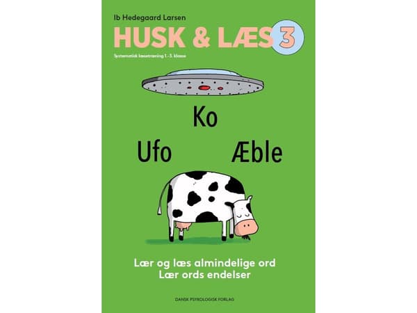 HUSK & LÆS 3 - Lær og læs almindelige ord. Lær ords endelser * PAKKET A 5 STK. * | Ib Hedegaard Larsen