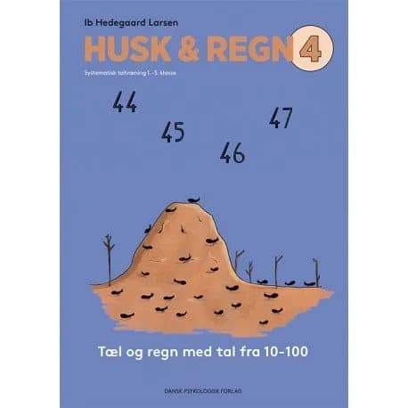 HUSK & REGN 4 - Tæl og regn med tal fra 10-100 * PAKKET A 5 STK. * | Ib Hedegaard Larsen