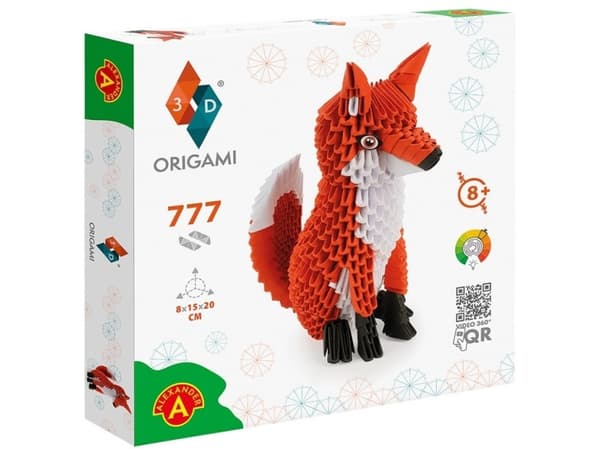 Origami 3D - Ræv