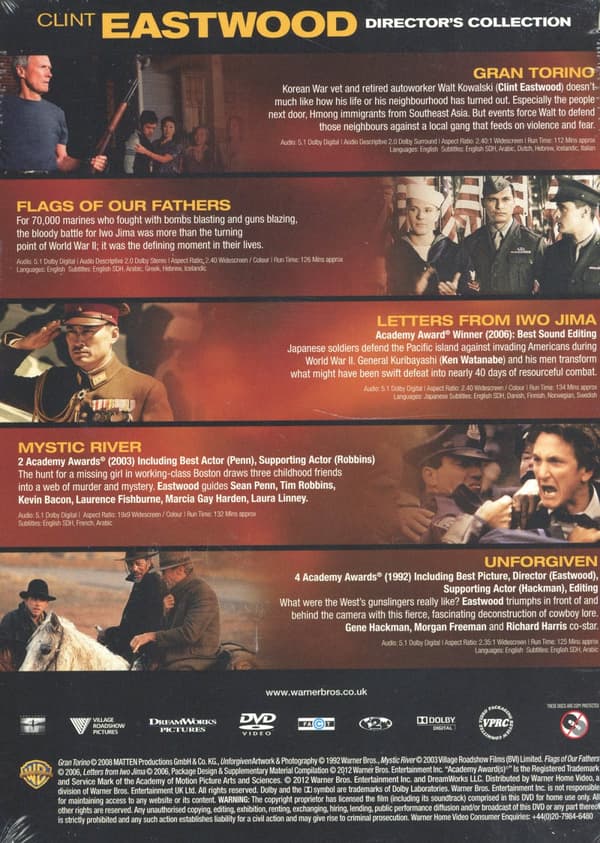 Clint Eastwood / The Director's Collection (5 DVD)