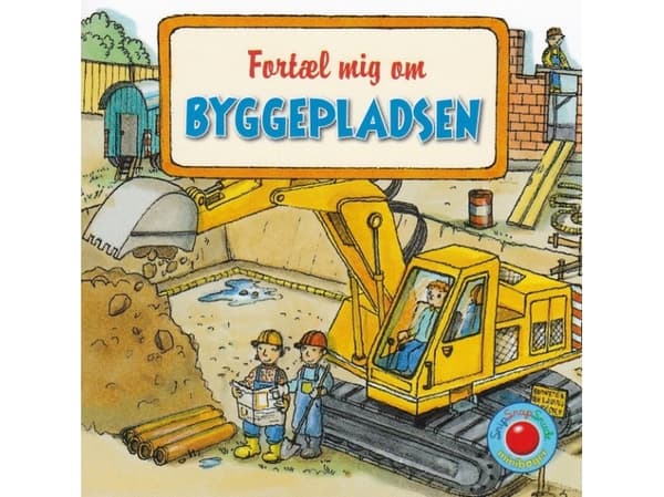 Snip Snap Snude: Fortæl mig om BYGGEPLADSEN - KOLLI á 12 stk - pris pr. stk. ca. kr. 14,95 | Monika Wittmann