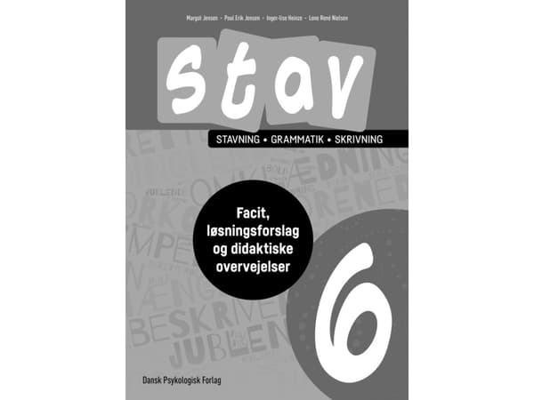STAV 6 - Facit, løsningsforslag og didaktiske overvejelser | Inger-Lise Heinze, Lene René Nielsen, Poul Erik Jensen