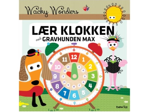 Wacky Wonders - Lær Klokken med gravhunden Max | Helle Louise Holst