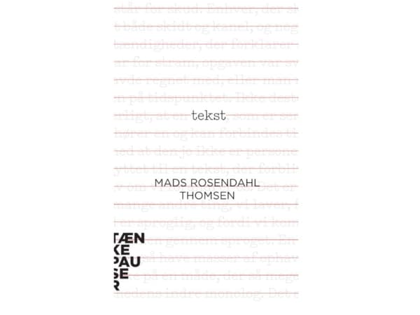Tekst | Mads Rosendahl Thomsen | Språk: Danska