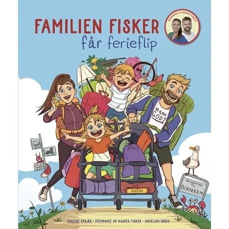 Familien Fisker får ferieflip | Malene Rykær, Kasper Fisker, Stephanie Fisker