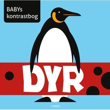 BABY kontrastbok - djur