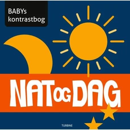 BABY kontrastbok - Natt och dag