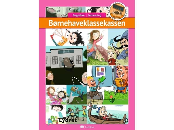 Børnehaveklasse-kassen (LARGE 30 bøger) | Bogpakke, letlæsning, fiktion