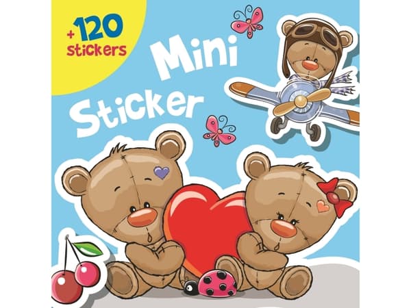 Snip Snap Snude: Mini-stickers: Bamser - KOLLI á 12 stk. - pris pr. stk. ca. kr. 14,95 |