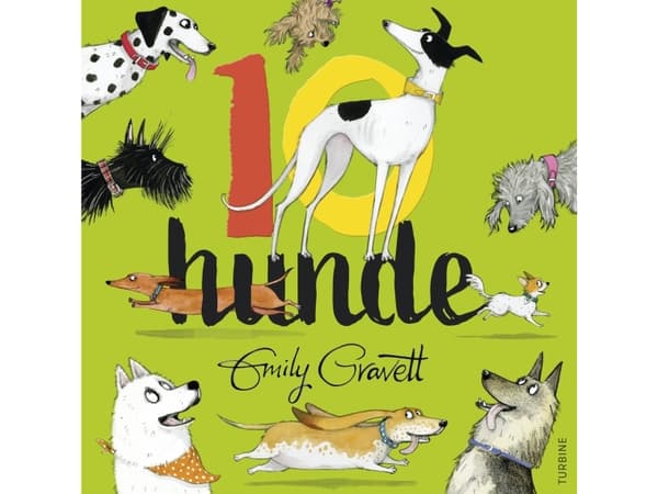 10 hundar | Emily Gravett | Språk: Danska