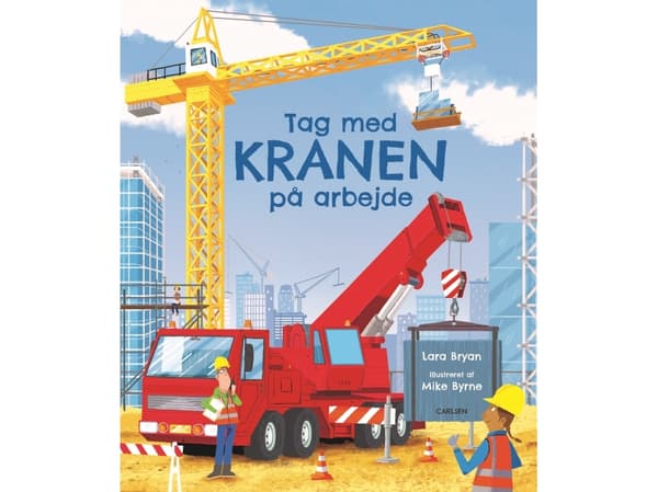 Tag med kranen på arbejde |