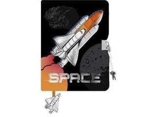 3D hengelås dagbok hårete A5 96k Space bambino premium |