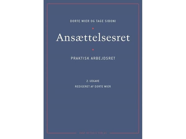 Ansættelsesret | Dorte Wier;Tage Siboni