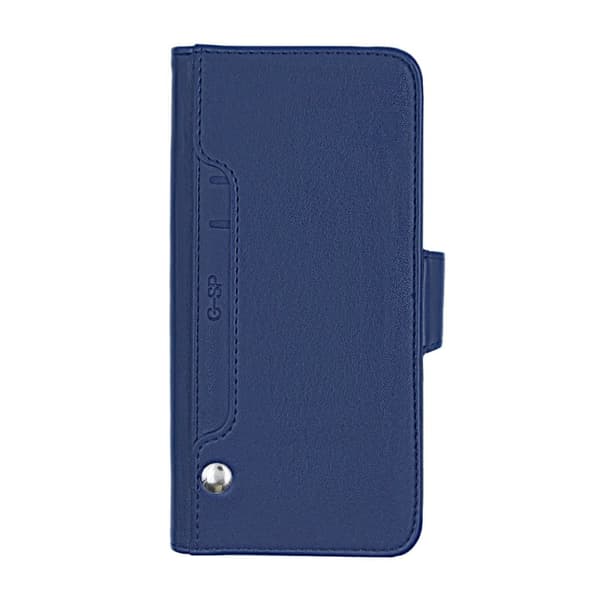 G-SP Flip Stand PU Leather Kickstand Card Case Blue For iPhone 7 Plus/8 Plus