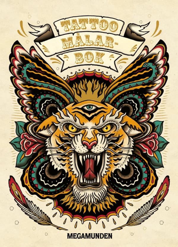 Tattoo - Målarbok (Bok)