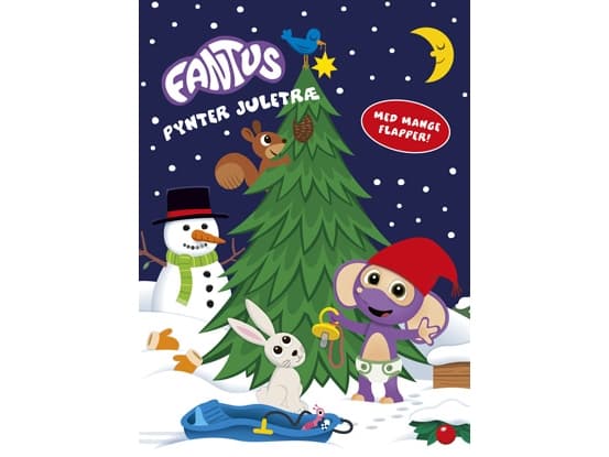 Fantus dekorerar en julgran | Knut Næsheim | Språk: Danska
