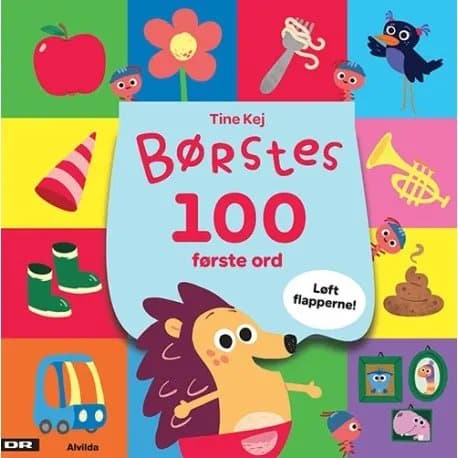 Minisjang - Børstes 100 første ord - Løft flapperne | Tine Kej | Språk: Dansk