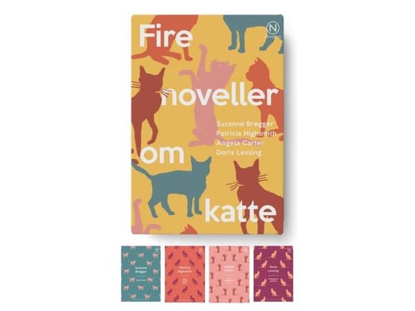 Gaveæske med fire noveller om katte | Suzanne Brøgger, Patricia Highsmith, Angela Carter, Doris Lessing