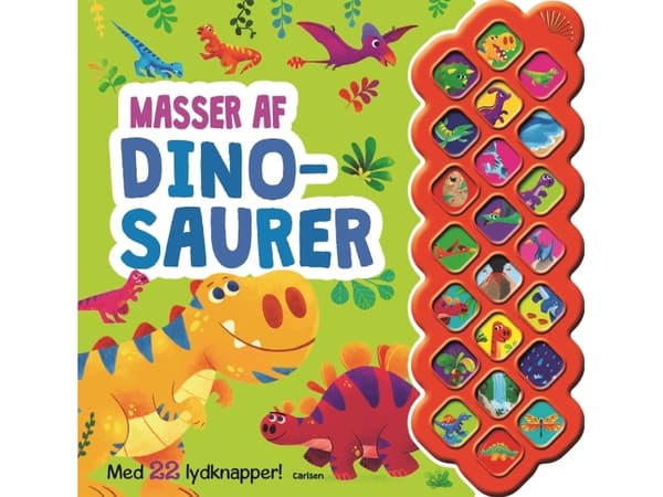 Masser af dinosaurer - med 22 lydknapper |