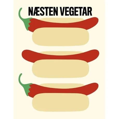 Næsten vegetar | Malte Gaarde Meyenburg & Anders Kvorning | Språk: Dansk