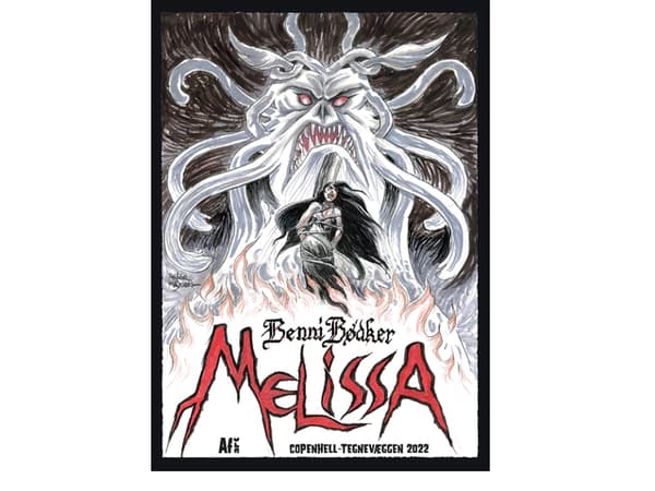 Copenhell-tegnevæggen 2022: Melisssa | Benni Bødker | Språk: Dansk