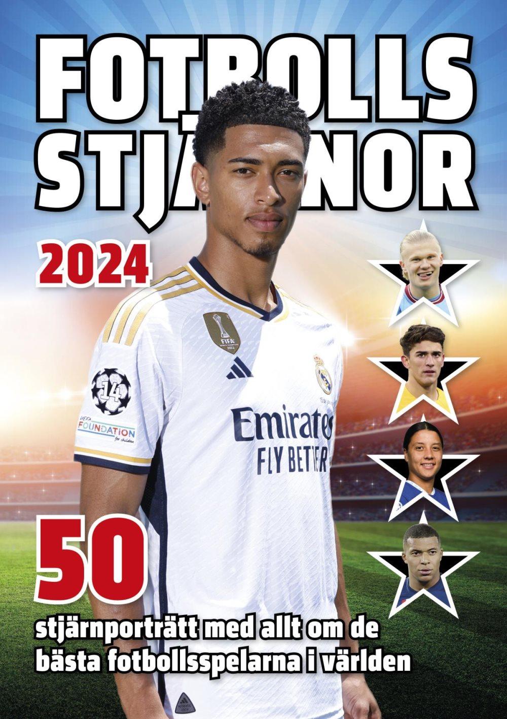 Fotbollsstjärnor 2024 (Bok) CDON