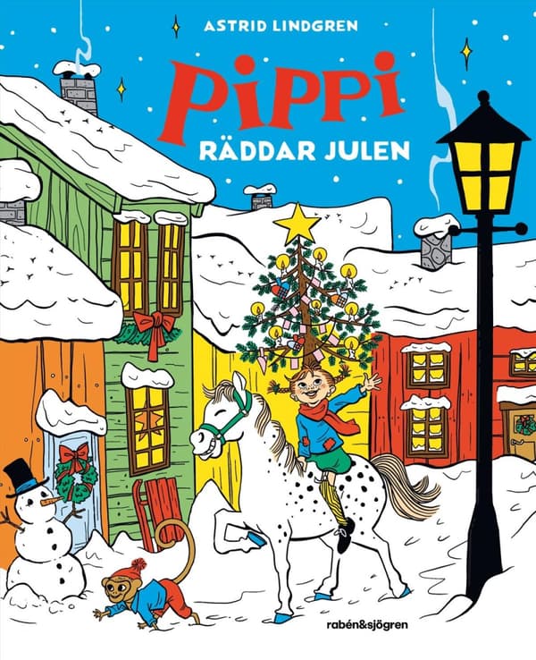 Pippi Räddar Julen (Bok)