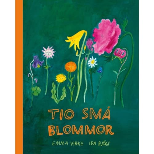 Tio små blommor (bok, halvklotband)