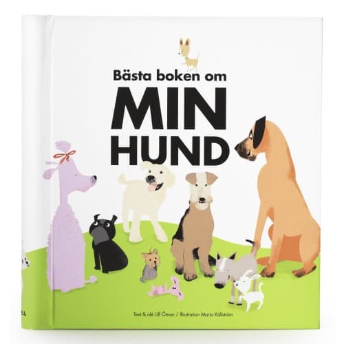 Bästa boken om min hund (bok, spiral)
