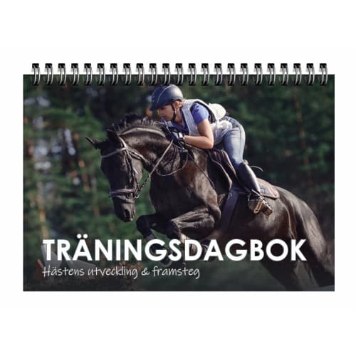 Träningsdagbok : hästens utveckling & framsteg (bok, spiral)