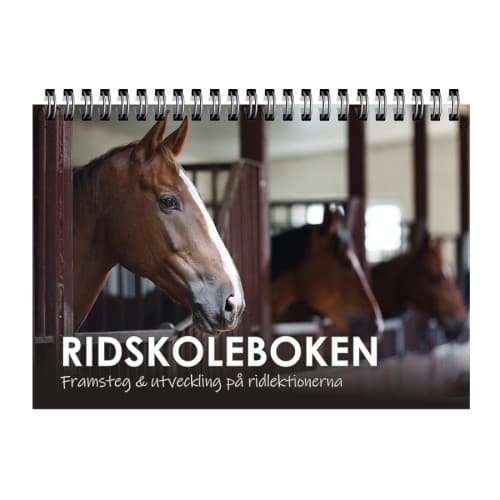 Ridskoleboken : framsteg & utveckling på ridlektionerna (bok, spiral)