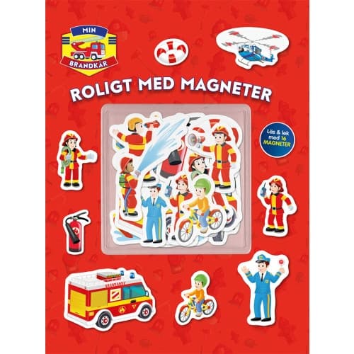 Roligt med magneter : min brandkår (bok, board book)