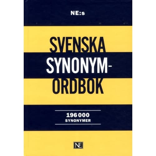 NE:s svenska synonymordbok : 196 000 synonymer (inbunden)