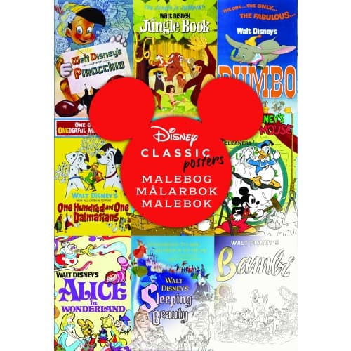 Disney Classic Posters Delux målarbok (bok, danskt band)