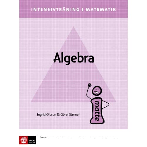 Intensivträning ma åk 4-6 Algebra Elevhäfte (häftad)