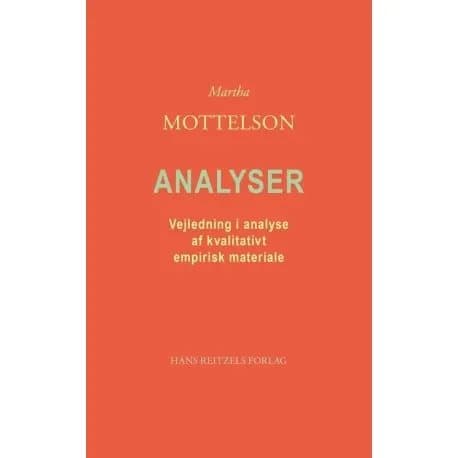 Analyser | Martha Mottelson | Språk: Danska