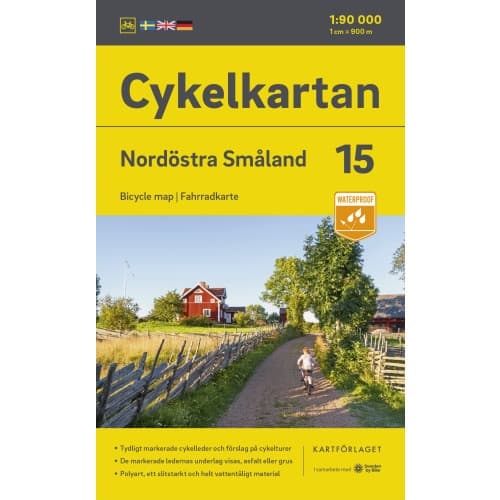 Cykelkartan Blad 15 Nordöstra Småland 2023-2025