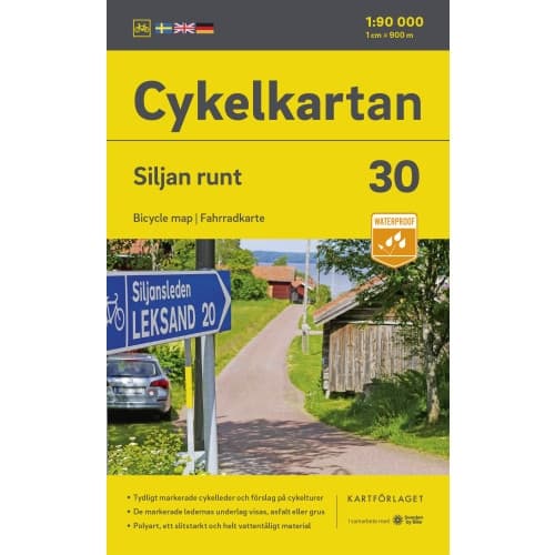 Cykelkartan Blad 30 Siljan runt 2023-2025