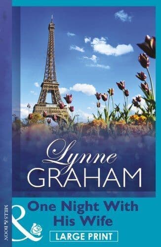One Night With His Wife, Lynne Graham Paperback Book Pre-Owned English