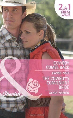 Cowboy Comes Back/The Cowboy’s Convenient Bride (Mills & Boon by Jeannie Watt Paperback Book Pre-Owned English