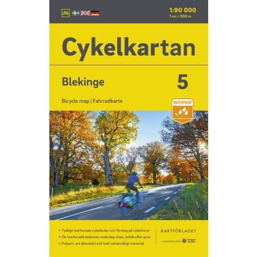 Cykelkartan Blad 5 Blekinge 2023-2025